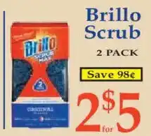 Market Basket Brillo Scrub offer