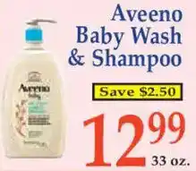 Market Basket Aveeno baby wash & shampoo offer