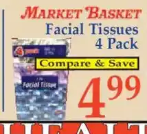 Market Basket Market Basket facial tissues offer