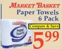Market Basket Market Basket paper towels offer