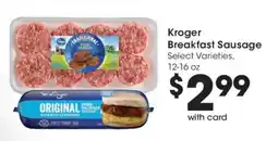 Fry's Kroger breakfast sausage offer