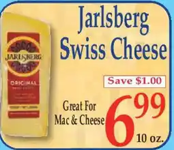 Market Basket Jarlsberg Swiss Cheese offer