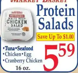 Market Basket Market Basket Protein Salads offer