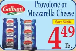 Market Basket Galbani provolone or mozzarella cheese offer
