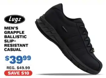 Lugz men's grapple ballistic slip-resistant casual