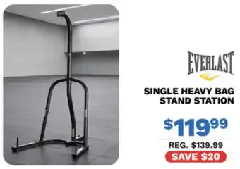 Everlast single heavy bag stand station