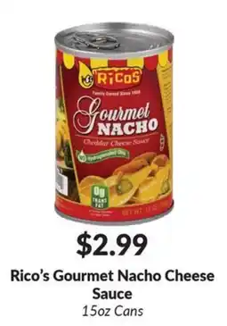 Woodman's Rico's Gourmet Nacho Cheese Sauce offer