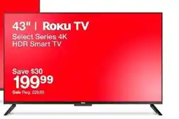 Target Roku TV Select Series 4K HDR Smart TV offer