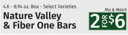 Caraluzzi's Nature Valley & Fiber One Bars offer