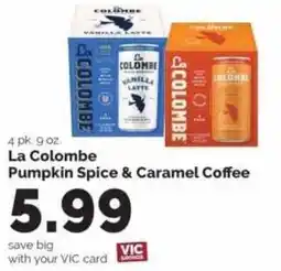 Harris Teeter La Colombe Pumpkin Spice & Caramel Coffee offer