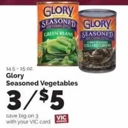 Harris Teeter Glory Seasoned Vegetables offer