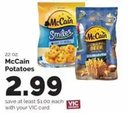 Harris Teeter McCain Potatoes offer