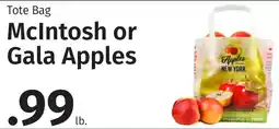 Caraluzzi's Tote Bag McIntosh or Gala Apples offer