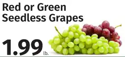 Caraluzzi's Red or Green Seedless Grapes offer