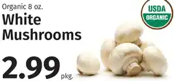 Caraluzzi's White Mushrooms offer