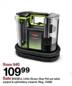 Target Bissell Little Green Max Pet portable carpet & upholstery cleaner offer