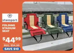 Big 5 Stansport folding stadium seat offer