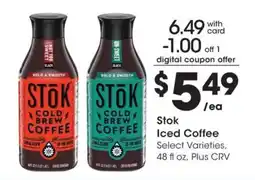 Ralphs Stok Iced Coffee offer