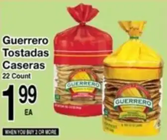 Superior Grocers Guerrero Tostadas Caseras offer