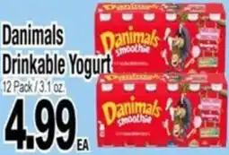 Superior Grocers Danimals drinkable yogurt offer
