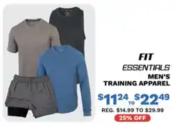 Big 5 Fit essentials men's training apparel offer
