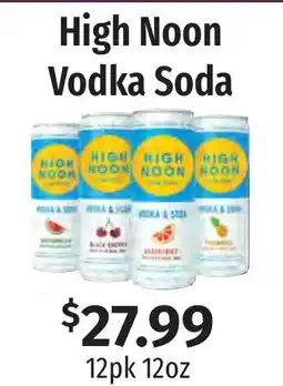 Caraluzzi's High Noon Vodka Soda offer