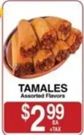 Superior Grocers Tamales offer