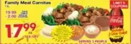 Superior Grocers Family Meal Carnitas offer