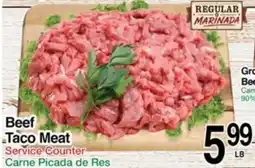 Superior Grocers Beef Taco Meat offer