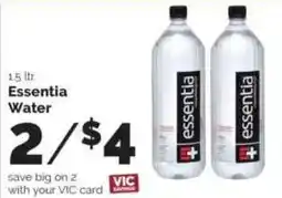 Harris Teeter Essentia Water offer