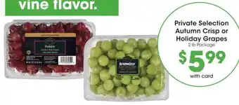 Private Selection Autumn Crisp or Holiday Grapes