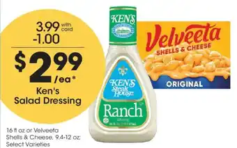 Ralphs Ken's Salad Dressing offer