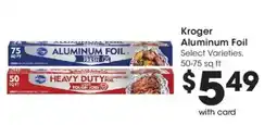 Ralphs Kroger aluminum foil offer