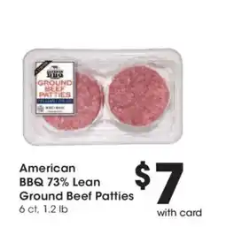 Ralphs American BBQ Ground Beef Patties offer