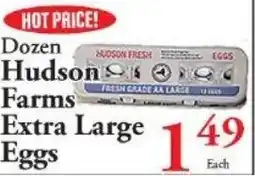 Chanatry's Hometown Market Hudson Farms Extra Large Eggs offer