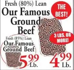 Chanatry's Hometown Market Our Famous Ground Beef offer