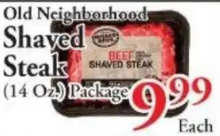 Chanatry's Hometown Market Old Neighborhood Shaved Steak offer