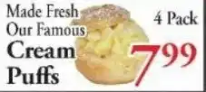 Chanatry's Hometown Market Cream Puffs offer