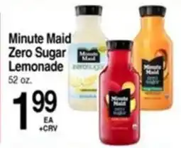 Superior Grocers Minute Maid Zero Sugar Lemonade offer