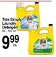 Superior Grocers Tide Simply Laundry Detergent offer