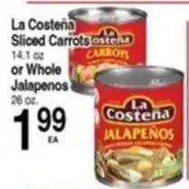Superior Grocers La Costena sliced carrots or whole jalapenos offer