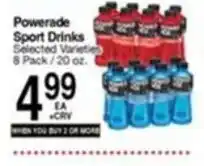 Superior Grocers Powerade sport drinks offer