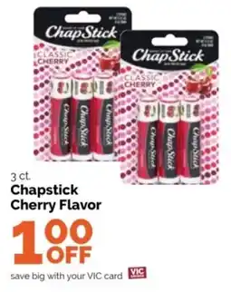 Harris Teeter Chapstick Cherry Flavor offer