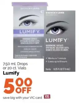 Harris Teeter Lumify offer