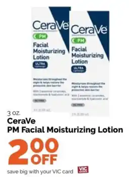 Harris Teeter CeraVe pm facial moisturizing lotion offer