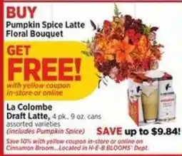 H-E-B La Colombe Draft Latte offer