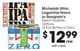 Fry's Michelob Ultra, Lagunitas Noca or Seagram's Select Varieties offer