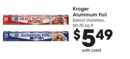 Fry's Kroger aluminum foil offer