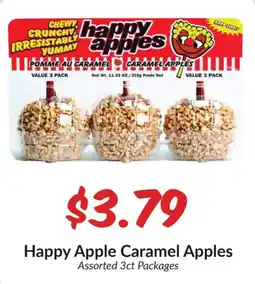 Woodman's Happy Apple Caramel Apples offer