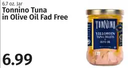 Caraluzzi's Tonnino yellowfin tuna fillets in olive oil offer